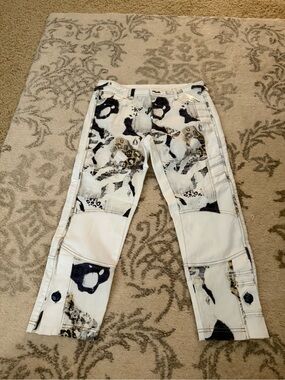 Elisa Cavaletti White Printed Women’s Jeans 28